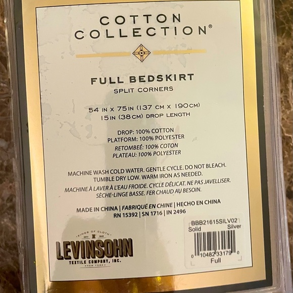 Tailored bedskirt - Picture 2 of 2